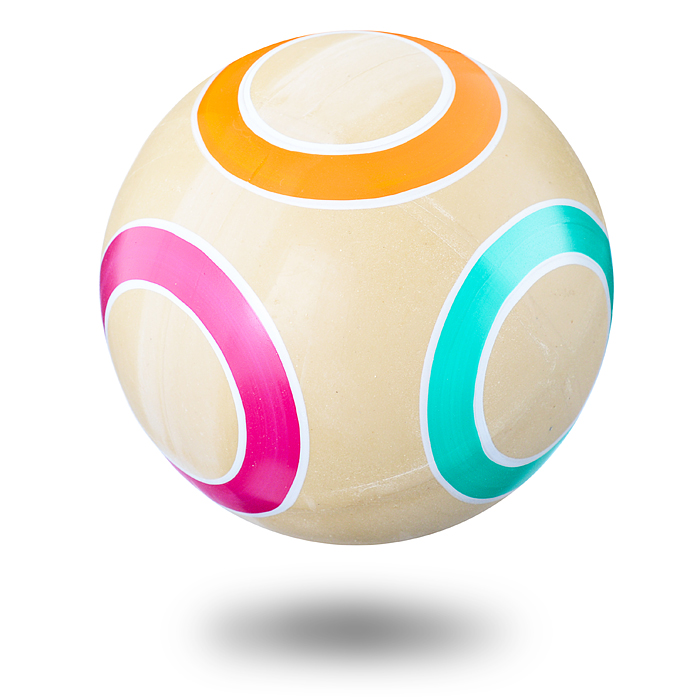 Мяч ЭКО ручное окраш.  (Любой) d-125