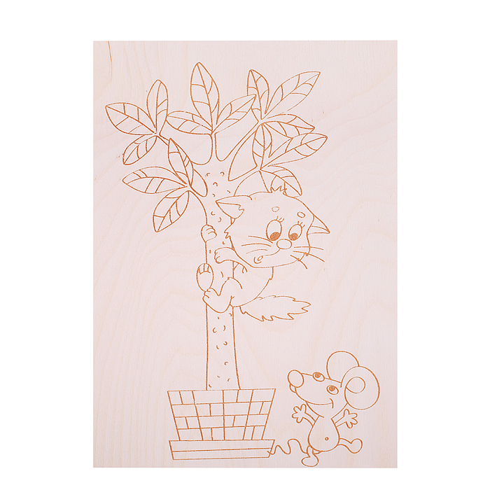 Доски для выжигания 10шт "Новичок"