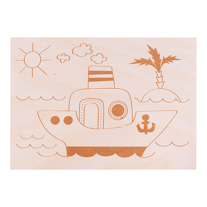 Доски для выжигания 10шт "Новичок"