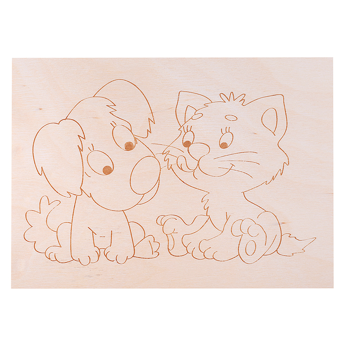 Доски для выжигания 10шт "Новичок"