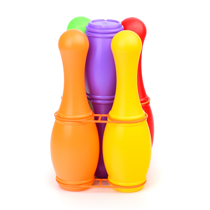 Фото к товару Кегли с мячиком (5+2) Кегли с мячиком (5+2)