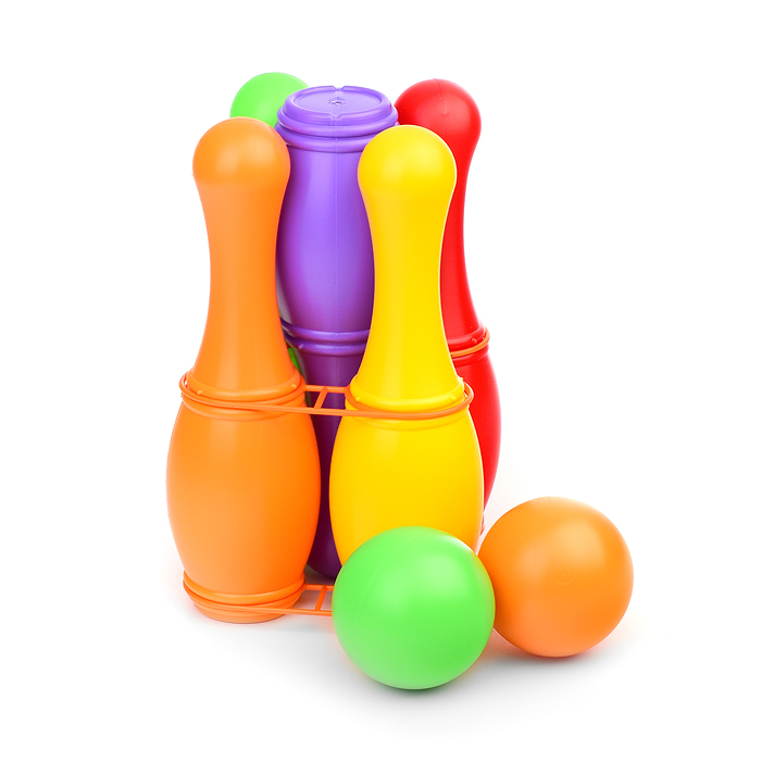 Фото к товару Кегли с мячиком (5+2) Кегли с мячиком (5+2)