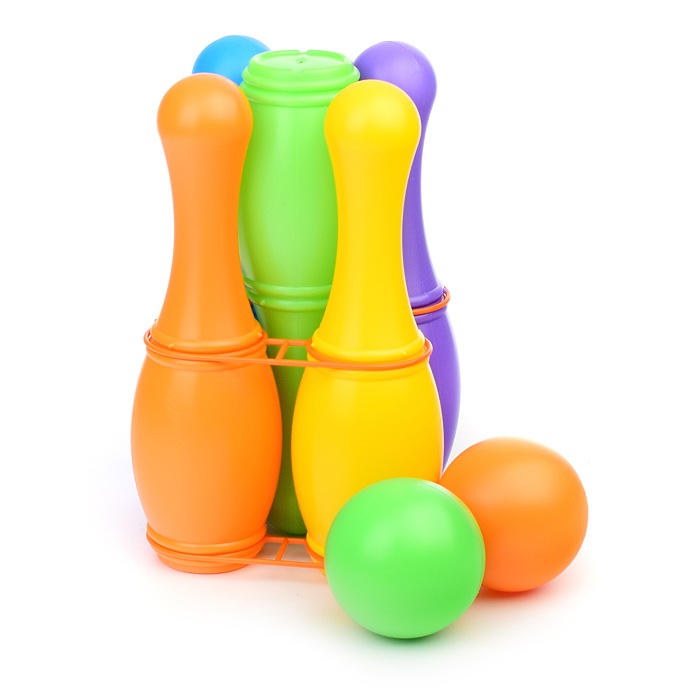 Фото к товару Кегли с мячиком (5+2) Кегли с мячиком (5+2)