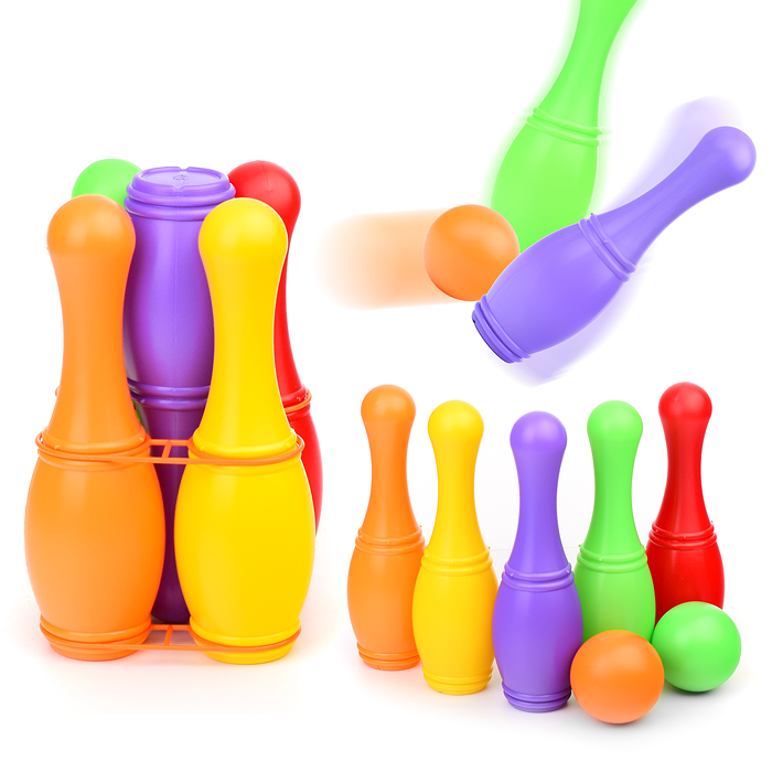 Фото к товару Кегли с мячиком (5+2) Кегли с мячиком (5+2)