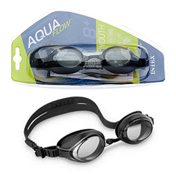 Очки для плавания SPORT RACING, от 8 лет, цвета МИКС, 55691 INTEX