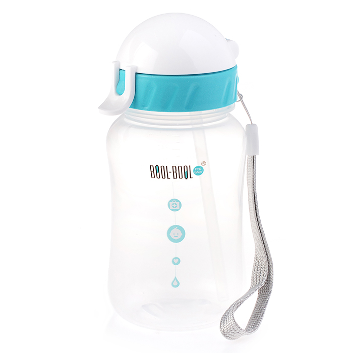 Бутылочка с трубочкой SUPER MED, 270 мл, 24+