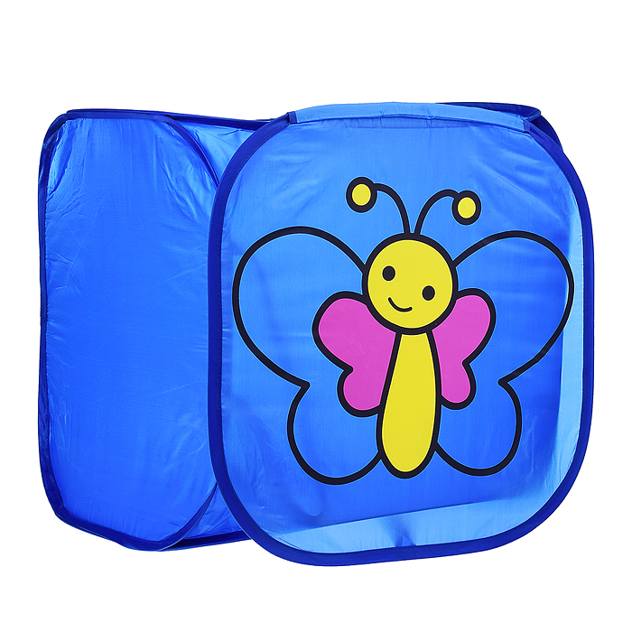 Корзина для игрушек 00-0090 "Бабочка" 45*45*45см.