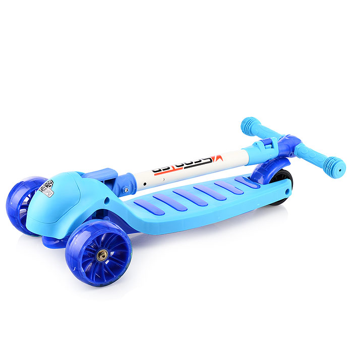 Самокат U062786Y синий, в коробке