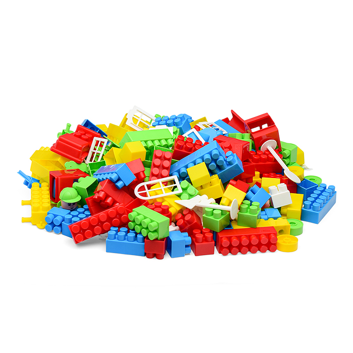 Конструктор "Строитель" (181 элем. в пакете)