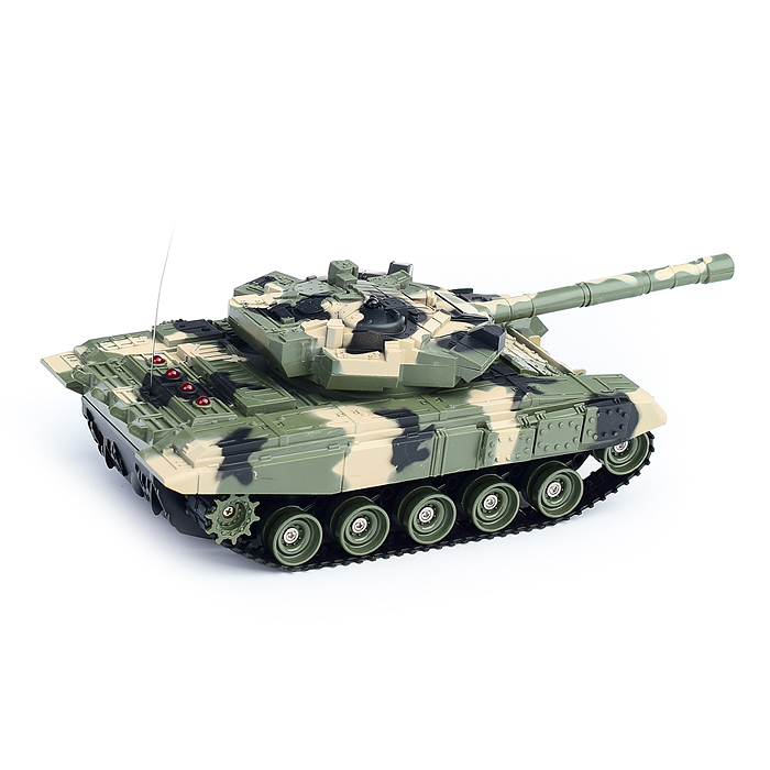 Боевой танк 9806 "Танковый бой" р/у, на аккумуляторах, зарядное, в коробке