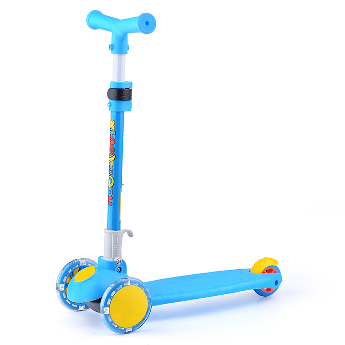 Самокат U038375Y 3-х кол., светящиеся колёса, PVC, ABEC 7, в коробке