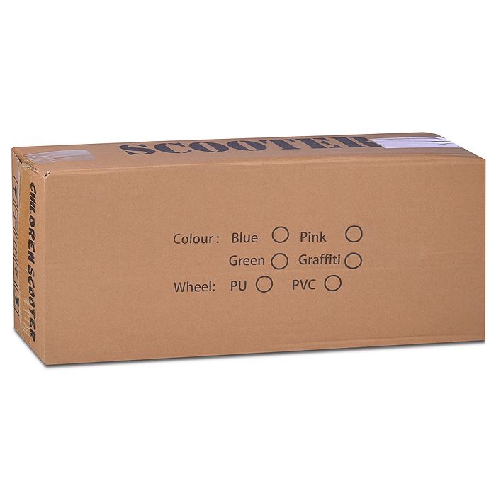 Самокат U038375Y 3-х кол., светящиеся колёса, PVC, ABEC 7, в коробке