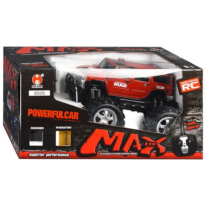 Машина 9009 "Мустанг V8" р/у, задний привод, на аккумуляторах, зарядное, в коробке