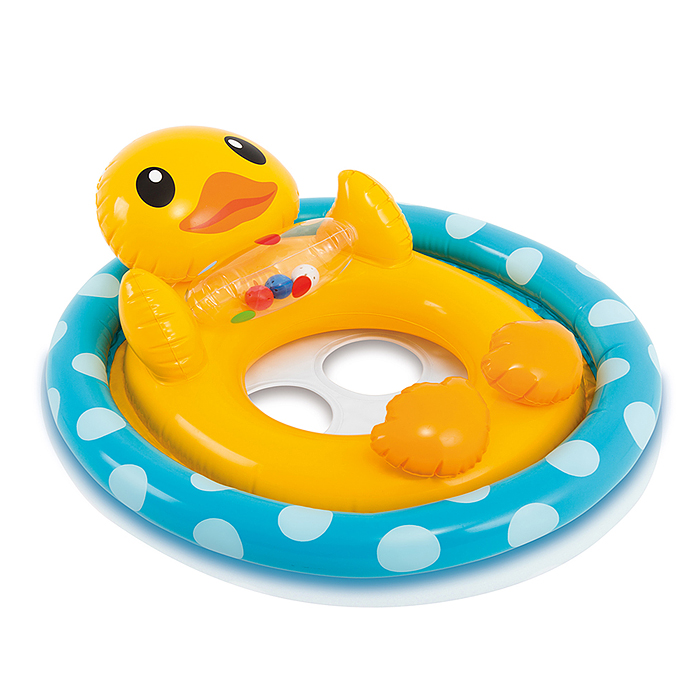 Круг для плавания "Зверюшки", с сиденьем, от 3-4 лет, цвета МИКС, 59570NP INTEX