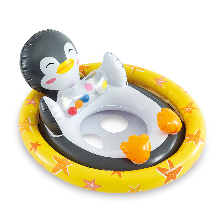 Круг для плавания "Зверюшки", с сиденьем, от 3-4 лет, цвета МИКС, 59570NP INTEX