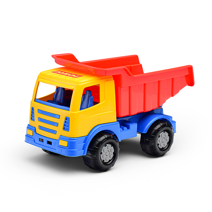 Фото к товару Набор №185: "Мираж", автомобиль-самосвал + ведро-цветок среднее, лопатка №5, грабельки №5, 4 формочк Набор №185: "Мираж", автомобиль-самосвал + ведро-цветок среднее, лопатка №5, грабельки №5, 4 формочк