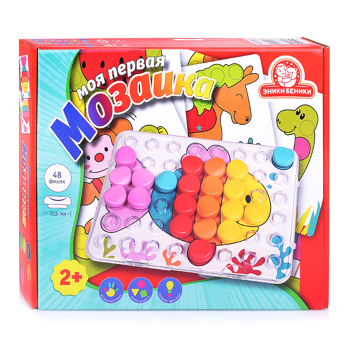 Моя первая мозаика (48 фишек, 8 карточек, поле) 