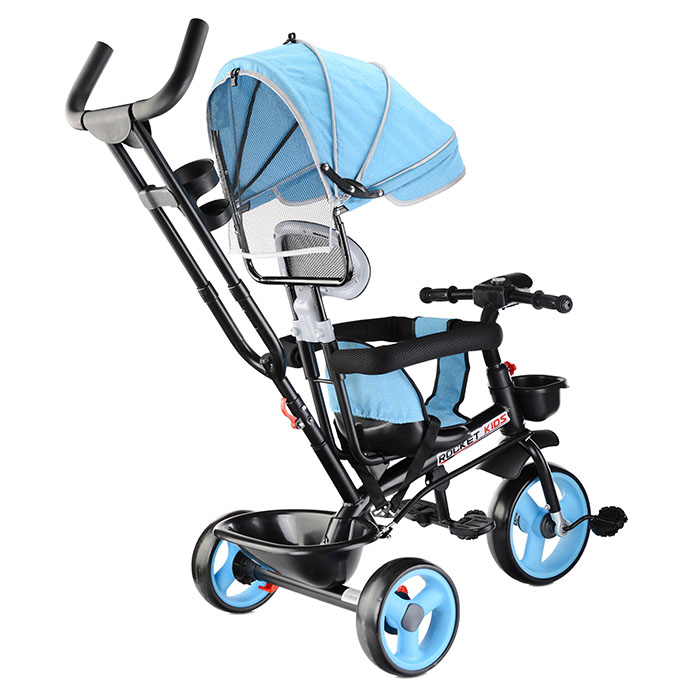 Велосипед 0999-1 3-х колесный, голубой