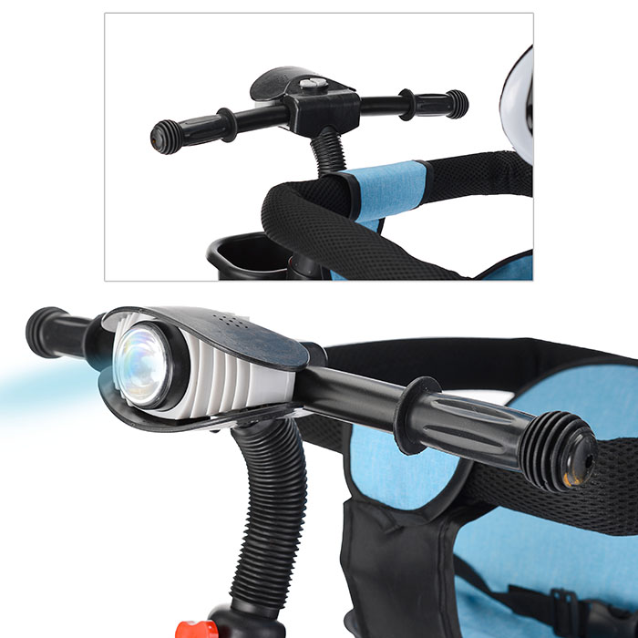 Велосипед 0999-1 3-х колесный, голубой