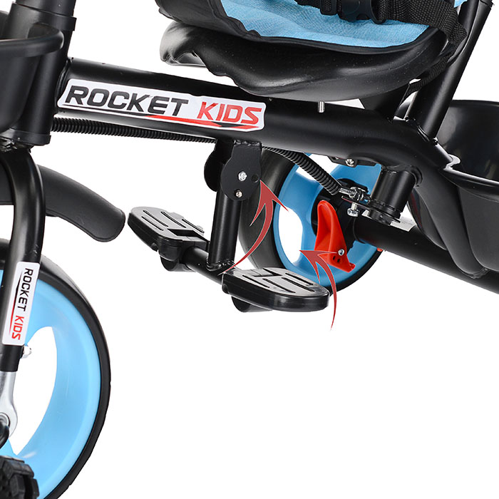 Велосипед 0999-1 3-х колесный, голубой