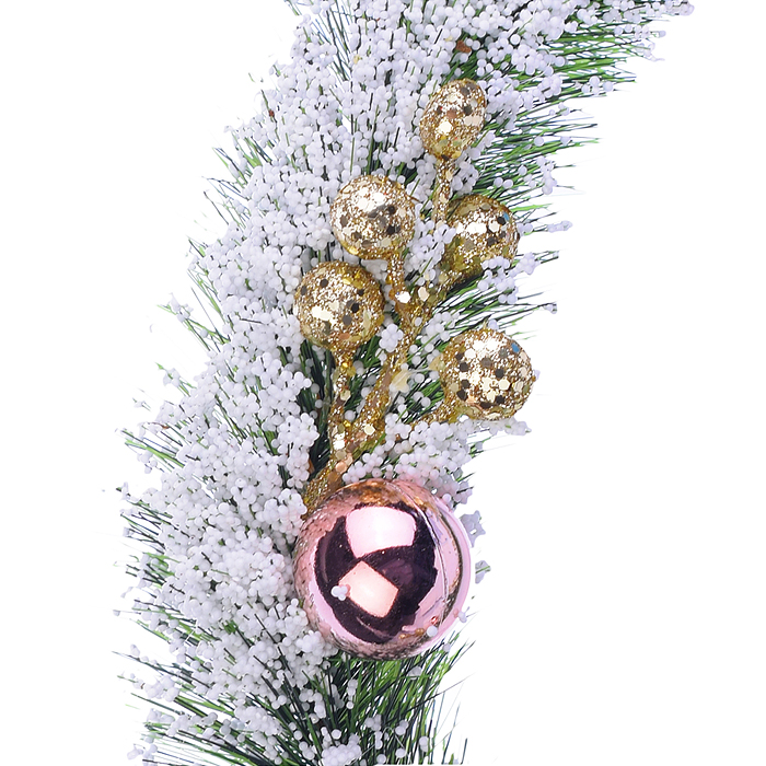 Новогоднее украшение S0939 "Венок" в пакете