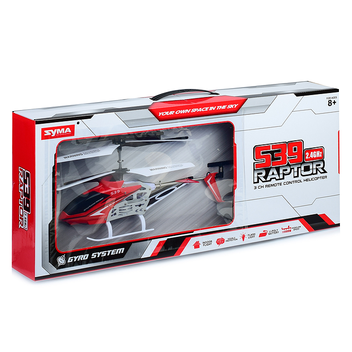 Фото к товару Вертолет S39-1 "Raptor" р/у, в коробке Вертолет S39-1 "Raptor" р/у, в коробке