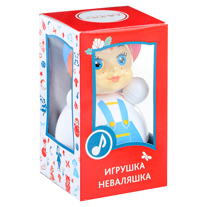 Фото к товару Неваляшка Мальчик в кепке в худ. упаковке Неваляшка Мальчик в кепке в худ. упаковке