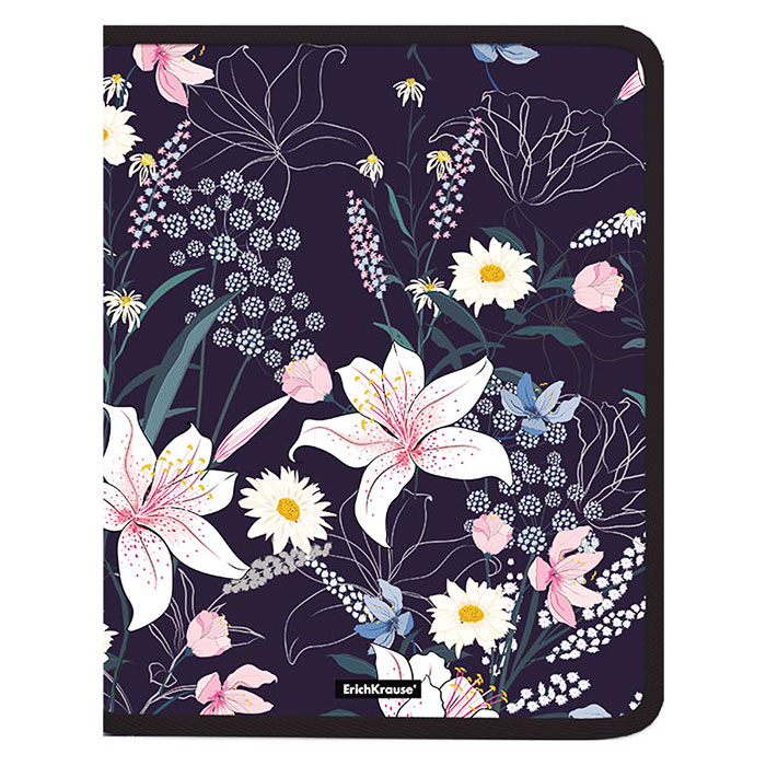 Папка на молнии пластиковая Lily, A4