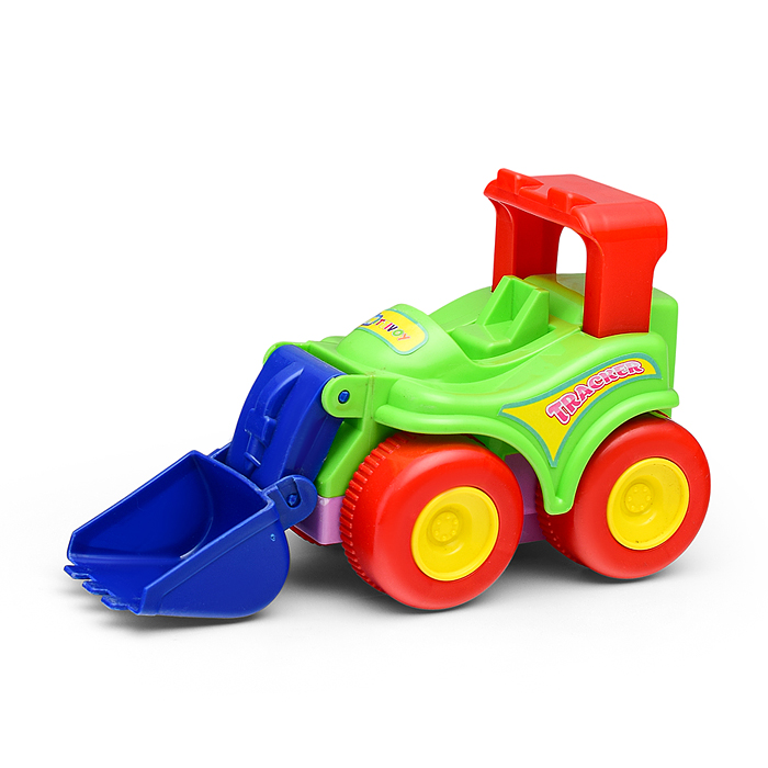 Фото к товару Машина пластмассовая Бульдозер "Силач 2" Машина пластмассовая Бульдозер "Силач 2"