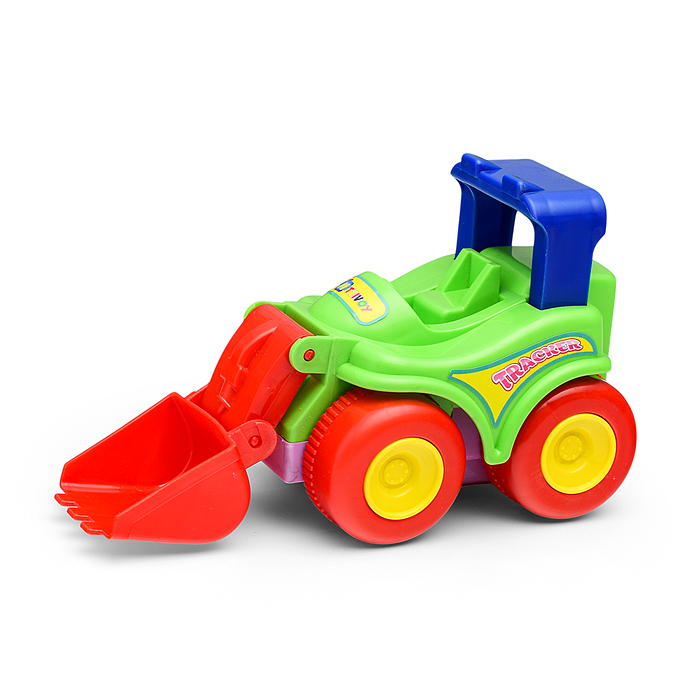 Фото к товару Машина пластмассовая Бульдозер "Силач 2" Машина пластмассовая Бульдозер "Силач 2"