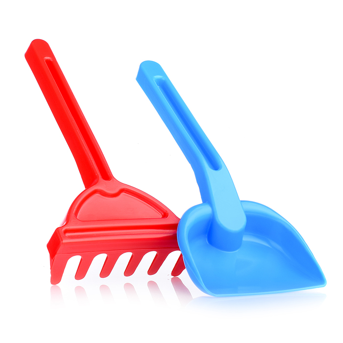 Фото к товару Песочный набор 2пр.(совок, грабли) Песочный набор 2пр.(совок, грабли)