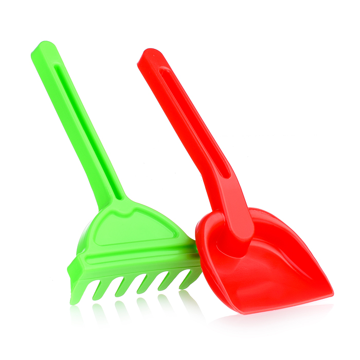 Фото к товару Песочный набор 2пр.(совок, грабли) Песочный набор 2пр.(совок, грабли)
