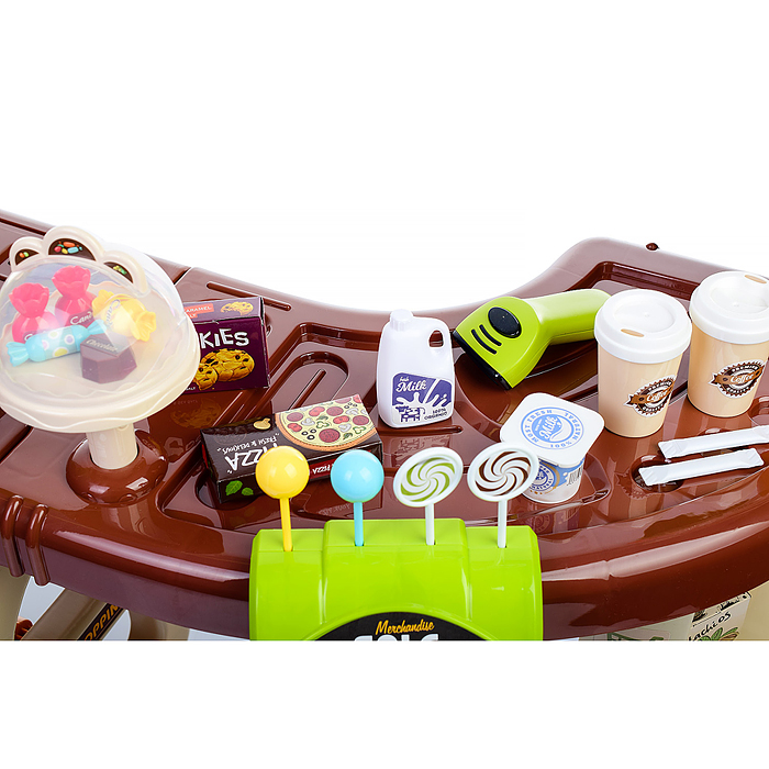 Игровой набор 668-69 "Супермаркет" (свет, звук) в коробке