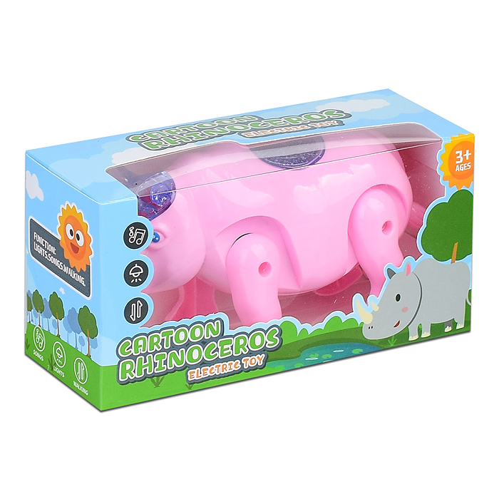 Носорог 880-5 на батарейках, в коробке