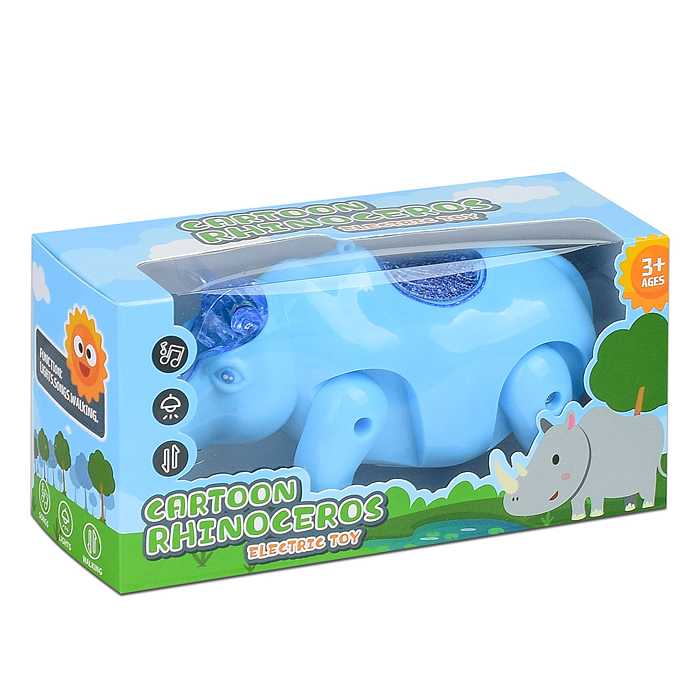 Носорог 880-5 на батарейках, в коробке