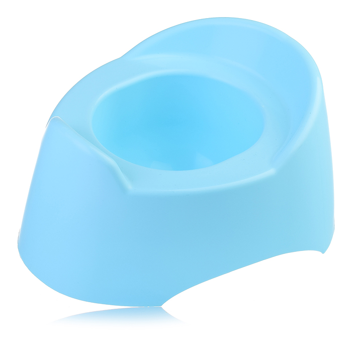 Горшок туалетный детский "Малышок" с крыш.(голубой)