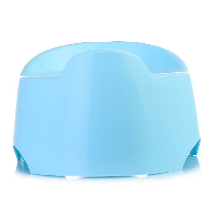 Горшок туалетный детский "Малышок" с крыш.(голубой)