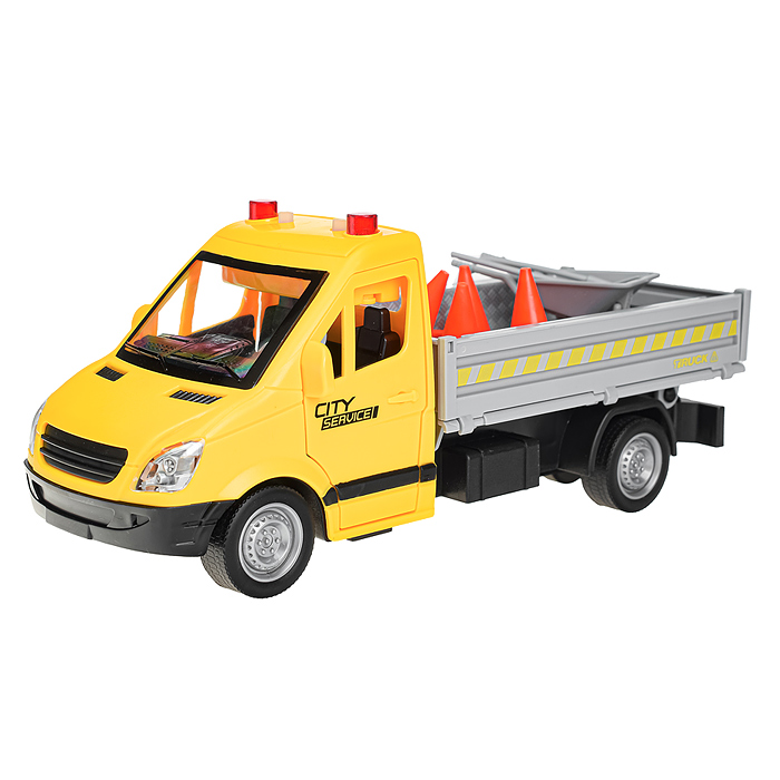 Машина WY593A "Дорожные работы" 1:16 (свет, звук) в коробке