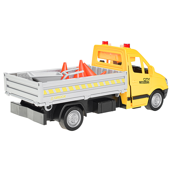 Машина WY593A "Дорожные работы" 1:16 (свет, звук) в коробке