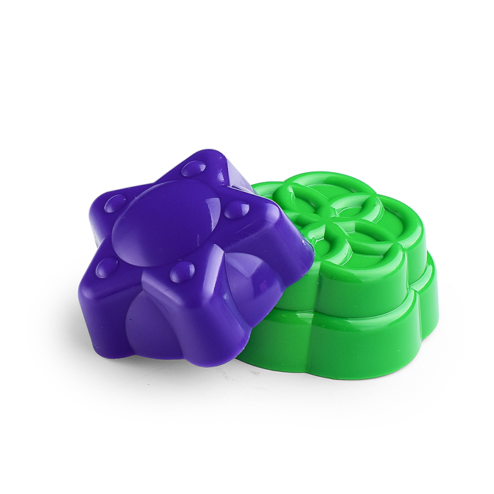 Фото к товару Набор Ведерко+ формочки цветочек и звездочка+совочек Набор Ведерко+ формочки цветочек и звездочка+совочек