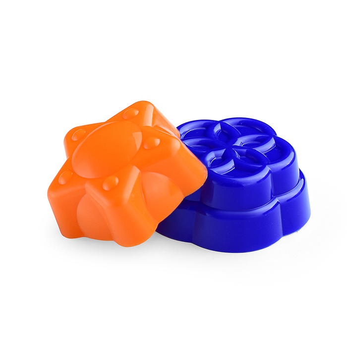 Фото к товару Набор Ведерко+ формочки цветочек и звездочка+совочек Набор Ведерко+ формочки цветочек и звездочка+совочек