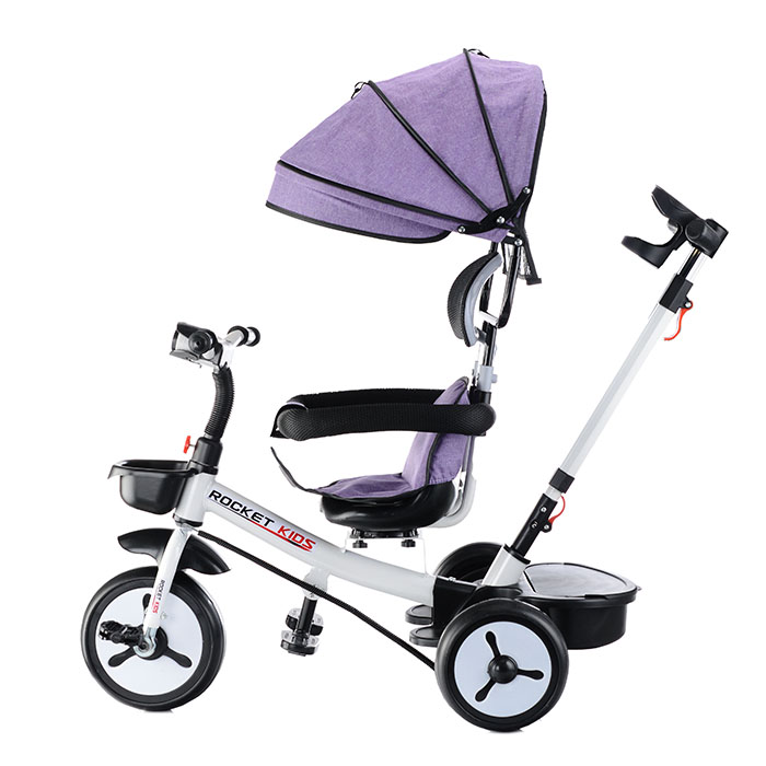 Фото к товару Велосипед 206-2 3-х колесный, фиолетовый Велосипед 206-2 3-х колесный, фиолетовый