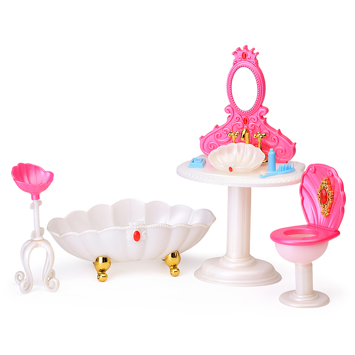 Фото к товару Набор мебели для кукол 1213 "Ванна" в коробке Набор мебели для кукол 1213 "Ванна" в коробке