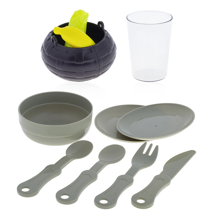 Игровой набор кухня 889-185 "Жарим, парим!" (свет, звук) 38 предметов, в коробке