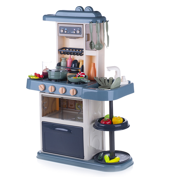 Игровой набор кухня 889-185 "Жарим, парим!" (свет, звук) 38 предметов, в коробке