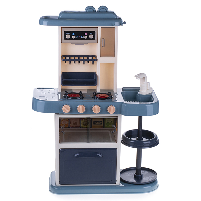 Игровой набор кухня 889-185 "Жарим, парим!" (свет, звук) 38 предметов, в коробке