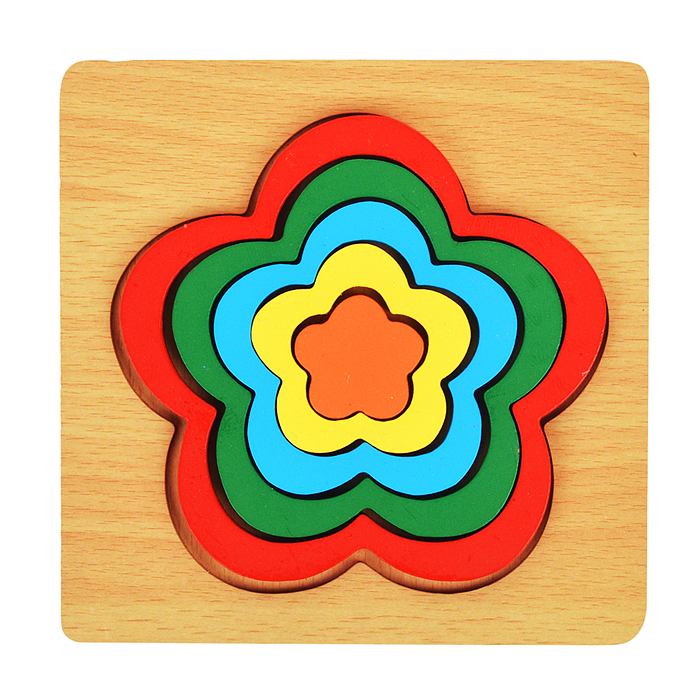 Пазл-вкладыш D0420 "Цветок" вид 2