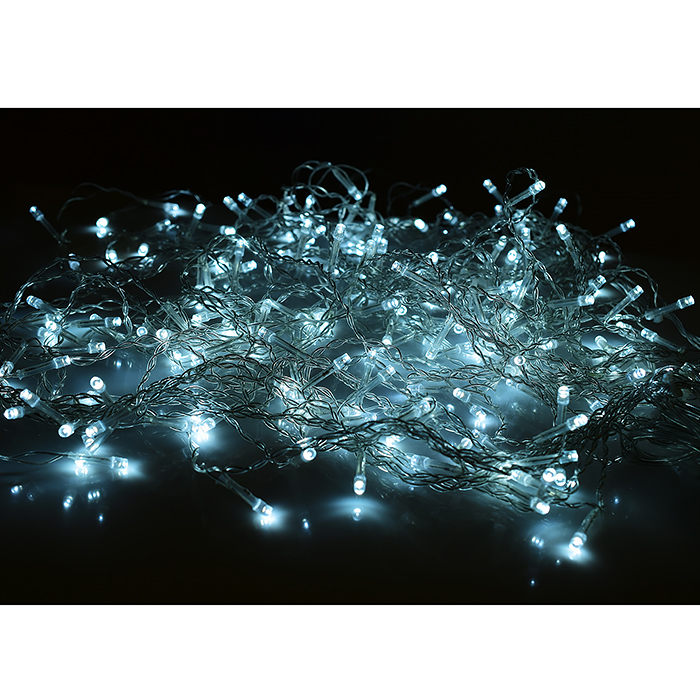 Электрогирлянда светодиодная Бахрома, 6*0,7м, 192 лампы, холодный