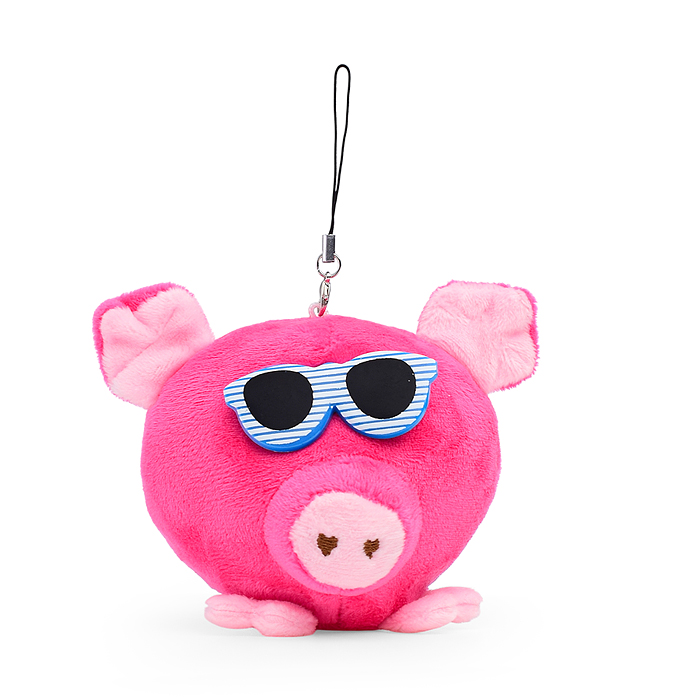 Мягкая игрушка "Поросенок кругляш" 8 см