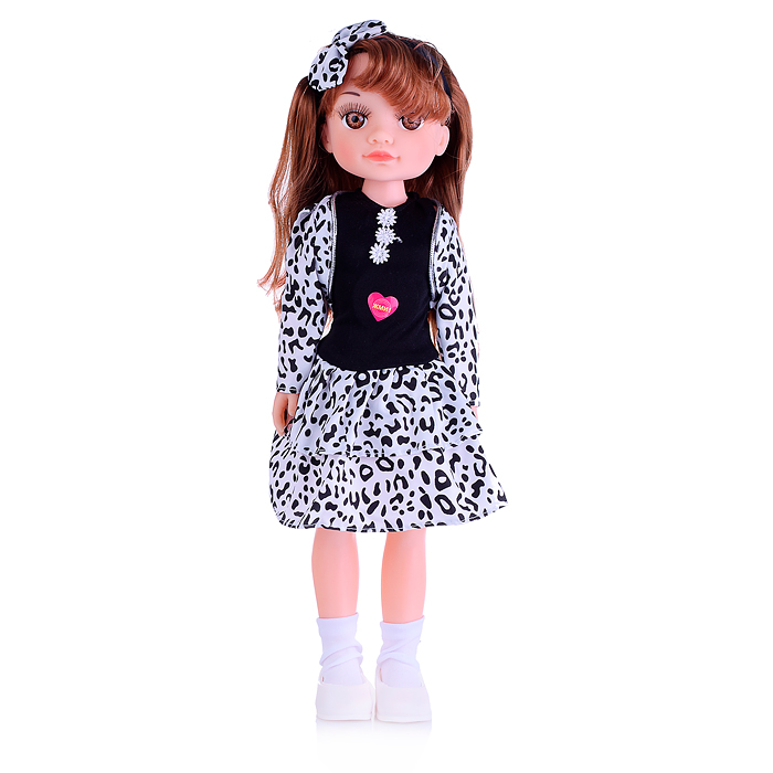 Кукла 5411 "Сонечка" озвученная с повязкой на голове, на батарейках, в пакете